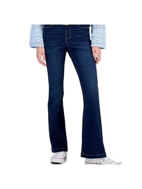 Dollhouse Denim Blue Jeans 5/6 High-Rise Flare Leg Bootcut Stretch